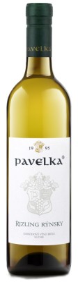 Pavelka Rizling rýnsky 0,75L, r2023, vzh, bl, su