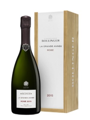 Champagne Bollinger La Grande Année Rosé Brut 0,75L, AOC, r2015, sam, ruz, brut