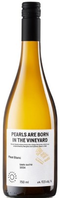Karpatská Perla "Pearls" Pinot Blanc 0,75L, r2024, vin, bl, su, sc