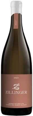 Zillinger Grüner Veltliner BIO 0,75L, r2021, bl, su, sc