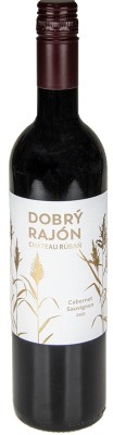 Chateau Rúbaň Dobrý Rajón Cabernet Sauvignon 0,75L, r2021, ak, cr, su