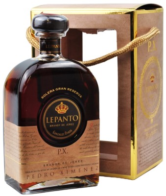 Lepanto Brandy Solera Gran Reserva P.X.36% 0,7L, brandy, DB