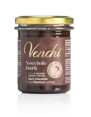 VENCHI Nocciole Dark krém z lieskových orieškov a tmavej čokolády 200g,cuk