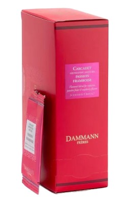 Dammann Fréres Sachets Passion framboise 24 x 3 g, 6473,ovocaj, krsac HB