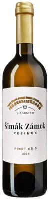 Šimák Zámok Pezinok Pinot Gris 0,75L, r2024, bl, su