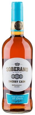Soberano Brandy Solera 36% 1L, brandy