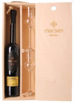 Marsen Dulovica Dula hruškovitá alk. 42,3% 0,5L, +2x pohár 0,5L, ovdest, DB