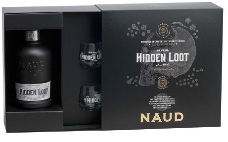 Naud Spiced Hidden Loot 40% s 2 pohárikmi 0,7L, rum, DB