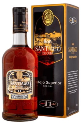 Santiago de Cuba Anejo Superior Rum 40% 0,7L, DB