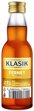 Klasik Fernet Citrus 27% mini 0,04L