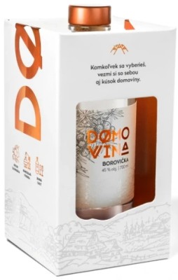 Domovina Borovička BOX 45% 0,7L, ovdest
