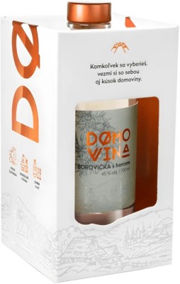 Domovina Borovička s horcom  45% 0,7L, ovdest, DB