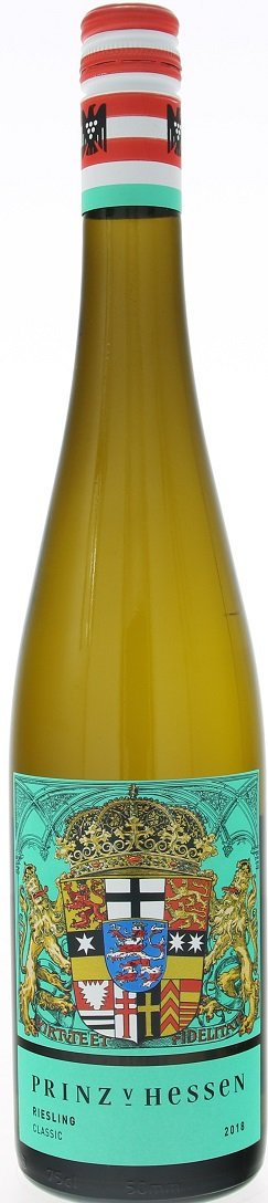 Prinz von Hessen Riesling Classic 0,75L, PDO, r2018, bl, plsu, sc