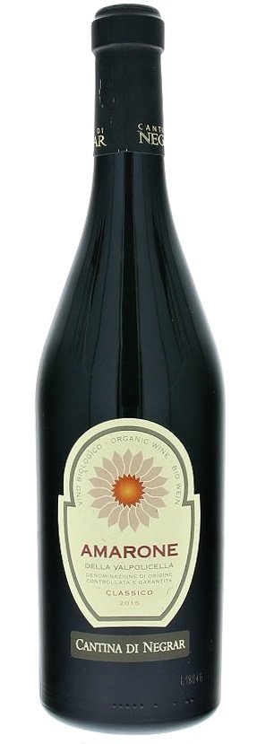 Cantina Di Negrar Amarone Della Valpolicella Classico Biologico 0,75L, DOCG, r2015, cr, su