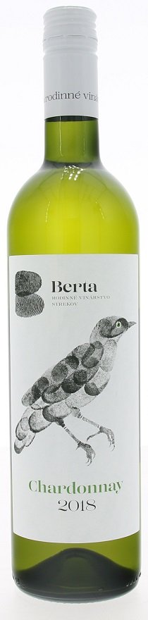 Berta Chardonnay 0,75L, r2018, ak, bl, su, sc