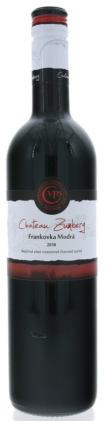 Pavelka Château Zumberg Frankovka modrá 0,75L, r2018, ak, cr, su, sc