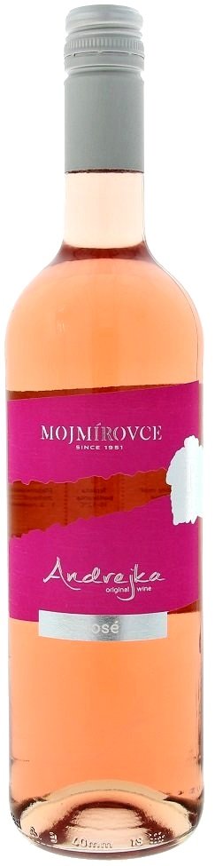 PD Mojmírovce Andrejka Rosé 0,75L, r2019, ak, ruz, plsl, sc