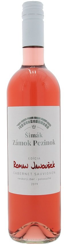 Šimák Zámok Pezinok Edícia Roman Janoušek Cabernet Sauvignon 0,75L, r2019, nz, ruz, plsu