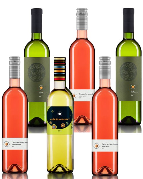 Karpatská Perla Set vín 6 x 0,75 L 4,5L, r2019, vin
