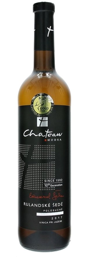 Château Modra Premium Rulandské šedé 0,75L, r2017, nz, bl, plsu