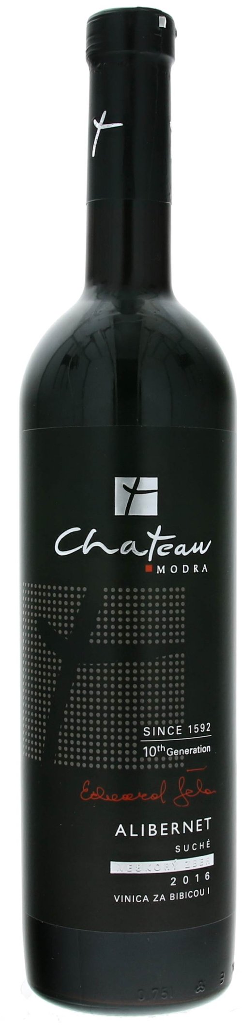 Château Modra Premium Alibernet 0,75L, r2016, nz, cr, su