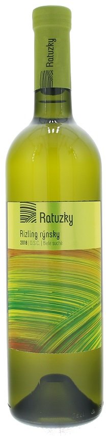 Vinárstvo Ratuzky Rizling rýnsky 0,75L, r2018, ak, bl, su