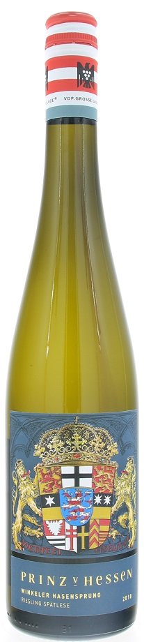 Prinz von Hessen Riesling Winkeler Hasensprung Spätlese Grosse Lage 0,75L, PDO, r2018, nz, bl, sl