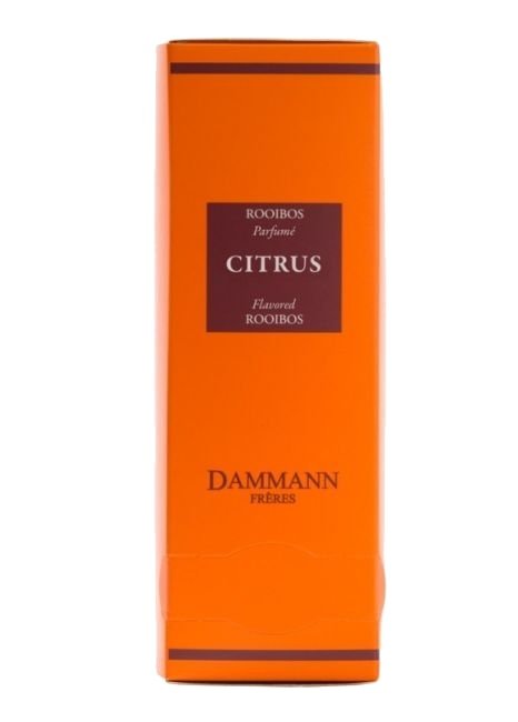 Dammann Fréres Sachets Rooibos Citrus, 24 x 2 g, 8203,cervcaj, krsac HB