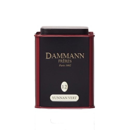 Dammann Fréres La Boite Yunnan Vert N°12, 100 g, 6757,zelcaj, plech