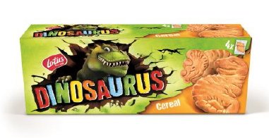 Lotus Dinosaurus obilné sušienky 2x4ks (116,8g)