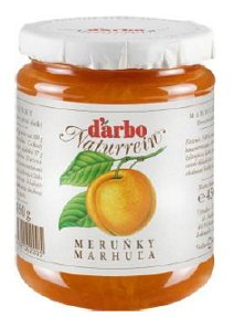 D´arbo Marhuľový džem 450 g,sklo pohár