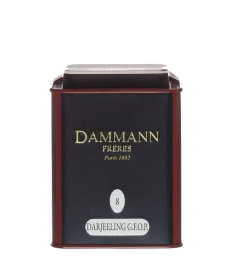 Dammann Fréres La Boite Darjeeling GFOP N°8, 100 g, 6753,ciercaj, plech