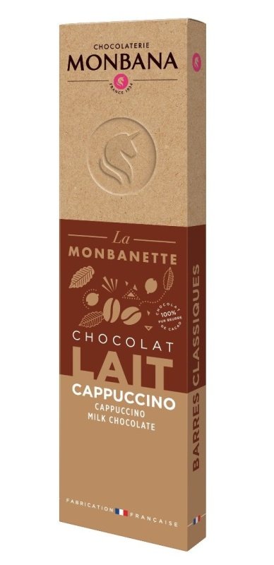 Monbana mliečna čokoláda Cappuccino 40 g,mliecok