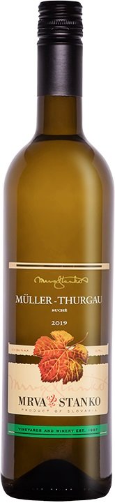 Mrva & Stanko Müller Thurgau, Mojmírovce 0,75L, r2019, vin, bl, su, sc