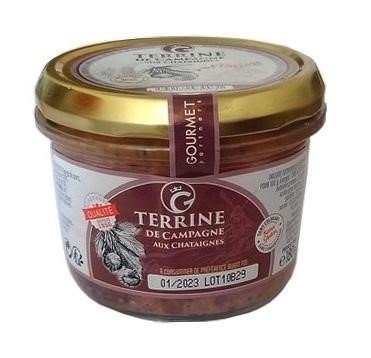 Maison Fondee Farmárska terina s gaštanmi, 180g,sklo pohár