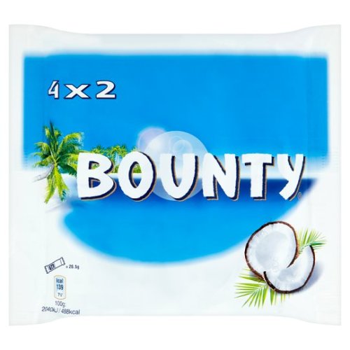 Bounty kokosová tyčinka  4 x (2 x 28,5g),mliecok