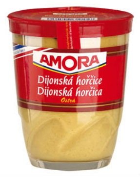 Amora Horčica Amora Dijon ostrá (lotus vin mustard) 150g