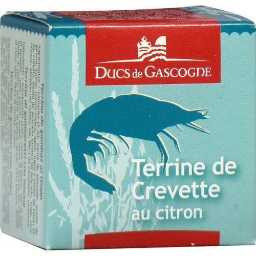 Ducs de Gascogne Terina z kreviet s citrónom, 65 g,plech