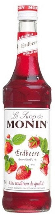 Monin Strawberry (jahoda), 1L, sirup