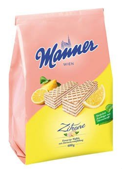 Manner napolitánky s citrónovým krémom 1x400 g