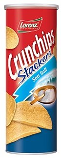 Lorenz Crunchips Stackers Sea Salt 175g