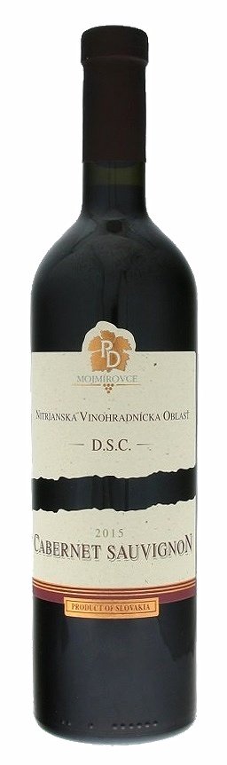 PD Mojmírovce Cabernet Sauvignon 0,75L, r2015, ak, cr, su