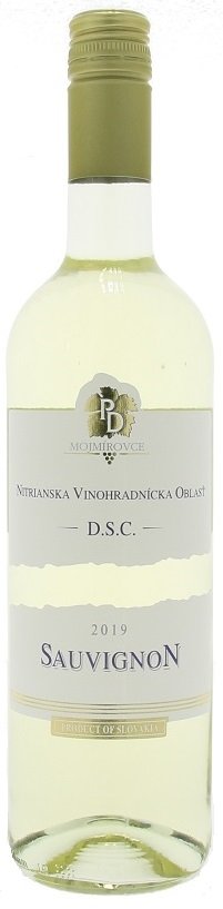 PD Mojmírovce Sauvignon 0,75L, r2019, ak, bl, plsu