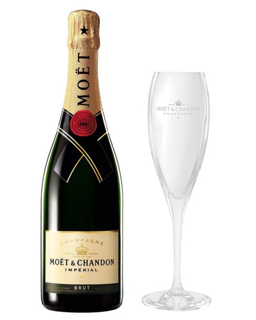 Balíček Moët & Chandon Brut Impérial 0,75L + pohár zadarmo