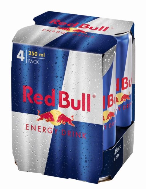 Red Bull Red Bull 4Pack, 4x0,25 l 1L, plech