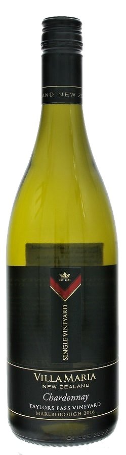 Villa Maria Single Vineyard Chardonnay Taylors Pass 0,75L, r2016, bl, su, sc