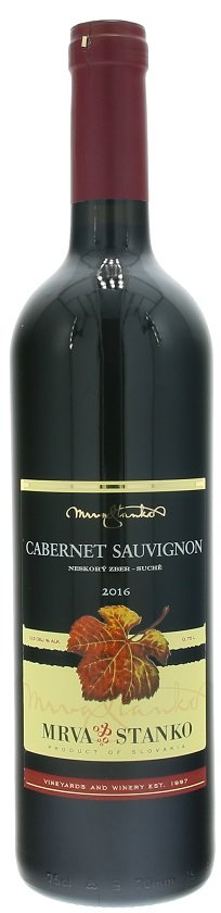 Mrva & Stanko Cabernet Sauvignon, Búč 0,75L, r2016, nz, cr, su