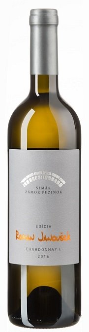 Šimák Zámok Pezinok Edícia Roman Janoušek Chardonnay 0,75L, r2016, ak, bl, su