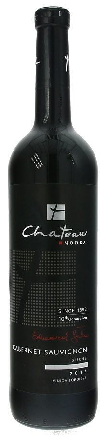 Château Modra Premium Cabernet Sauvignon 0,75L, r2017, nz, cr, su