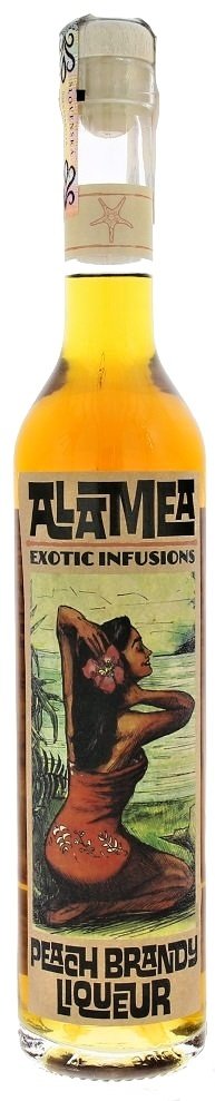 Alamea Liqueur Brandy & Peach 34 % 0,5L, liker